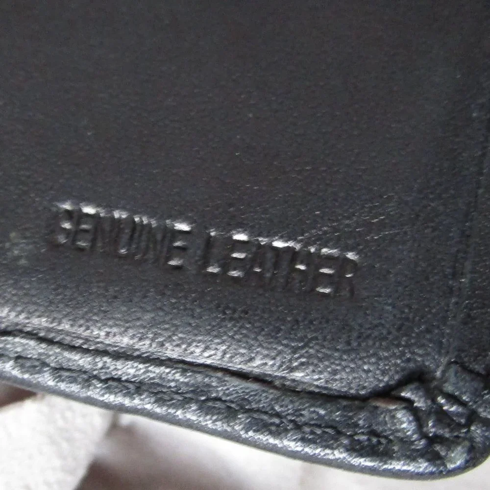 new men's leather folding wallet